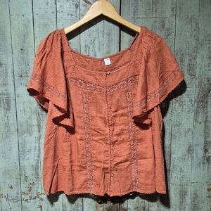 Old Navy Terracotta Blouse